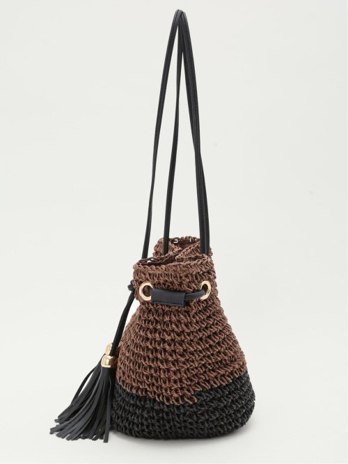 タッセル付 ショルダーバッグ