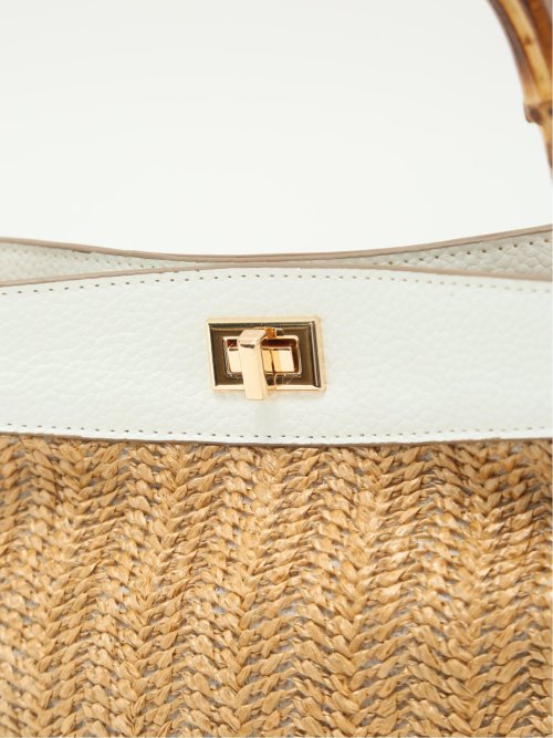 バンブーハンドル 2WAYハンドバッグ