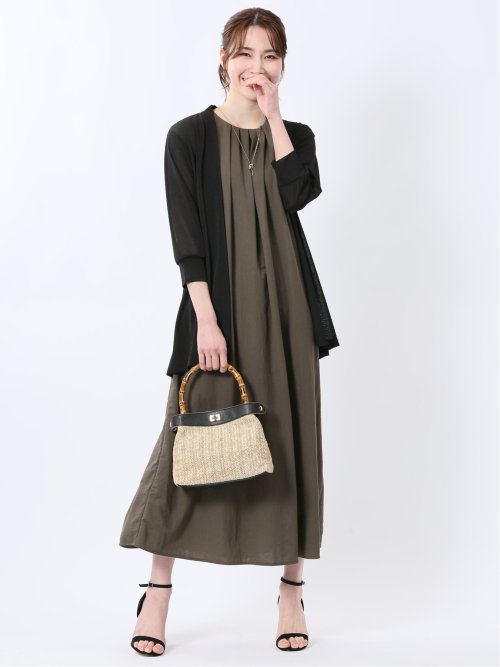 バンブーハンドル 2WAYハンドバッグ