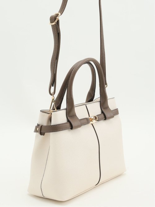 2WAY ベルトデザイン ハンドバッグ