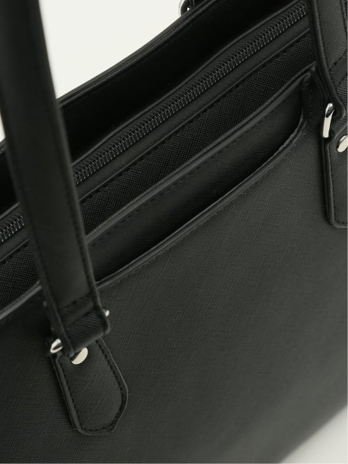トート バッグ レディース ビジネス 鞄 A4対応 2WAY クッションポケット 型押し 合成皮革