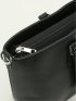 トート バッグ レディース ビジネス 鞄 A4対応 2WAY クッションポケット 型押し 合成皮革