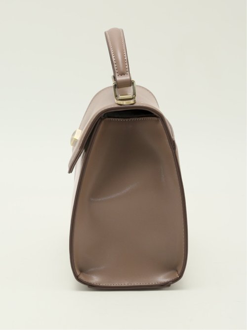 角ひねり金具付き 2WAYハンドバッグ