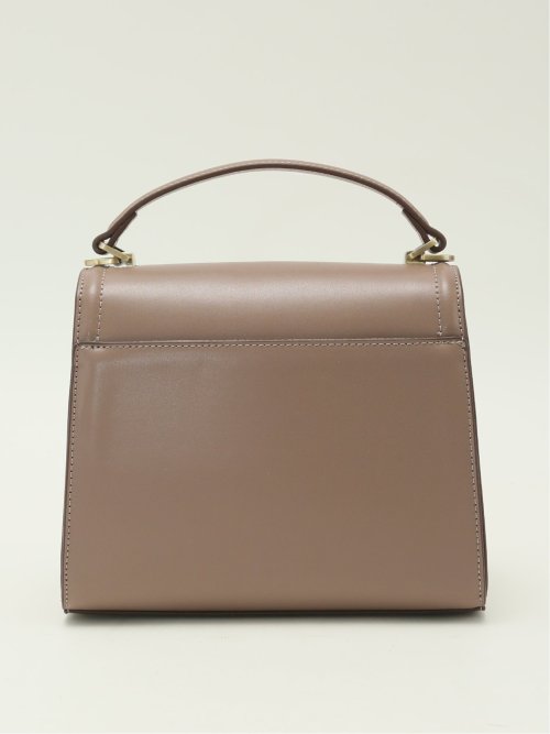 角ひねり金具付き 2WAYハンドバッグ