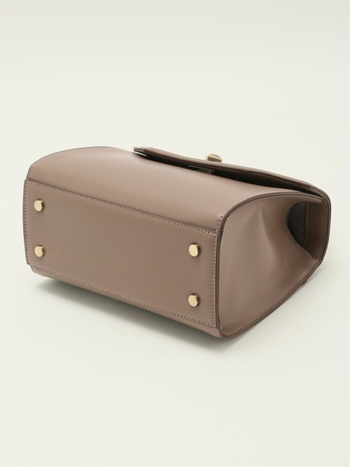 角ひねり金具付き 2WAYハンドバッグ