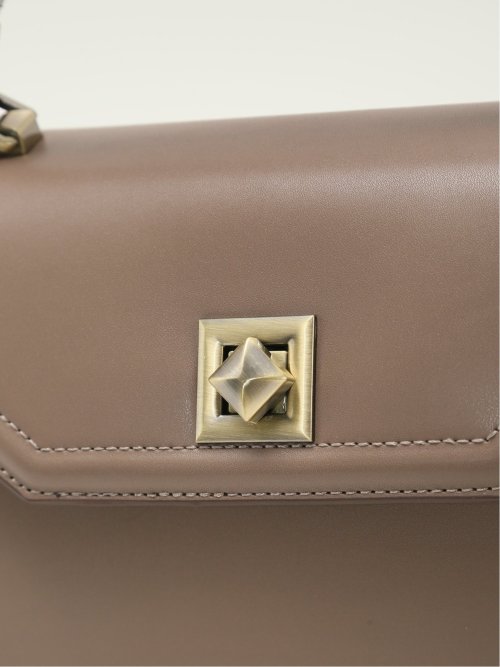 角ひねり金具付き 2WAYハンドバッグ