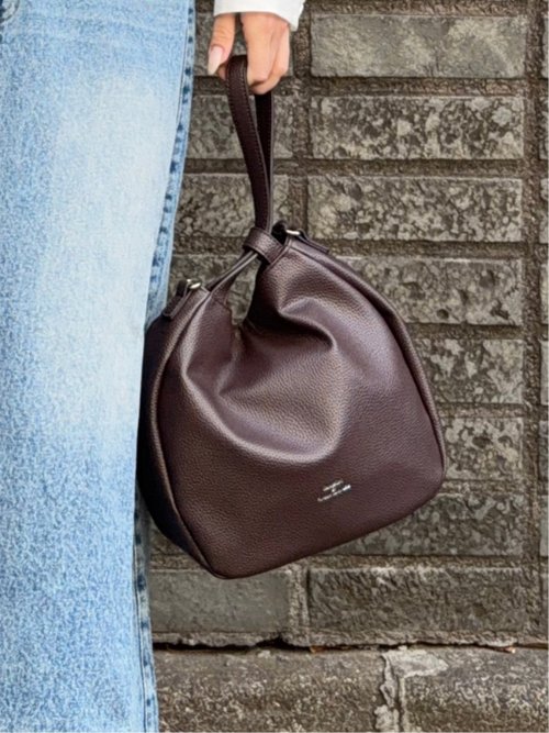 バッグ DRAW BELTED BUCKET BAG SMALL ドロー/DRAW ベルテッド バケット バッグ スモール(FREE 05黒): バッグ