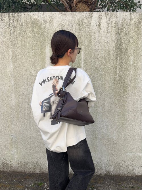 ドロー/DRAW ワンハンドル ショルダーバッグ Belted Hand bag
