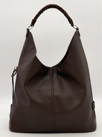 ドロー/DRAW トライアングル トートバッグ Woven handle Hobo Bag