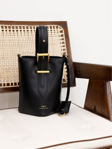 BELTED BUCKET BAG SMALL