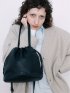 DRAWSTRING BAG SMALL 【shrink leather】