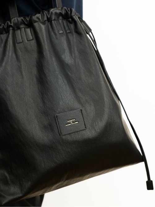 ドロー/DRAW 巾着 ショルダーバッグ A4対応 （ユニセックス）