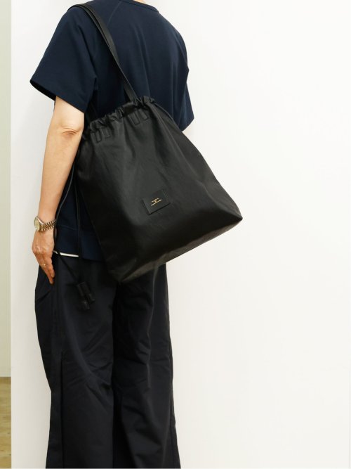 ドロー/DRAW 巾着 ショルダーバッグ A4対応 （ユニセックス）