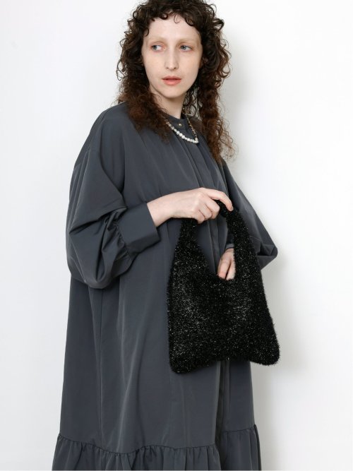 ドロー/DRAW ラメニット ミニバッグ