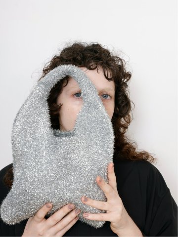 Lame Knit Mini Bag / ラメニット ミニバッグ