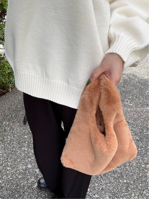 ドロー/DRAW ふわふわ マルシェバッグ