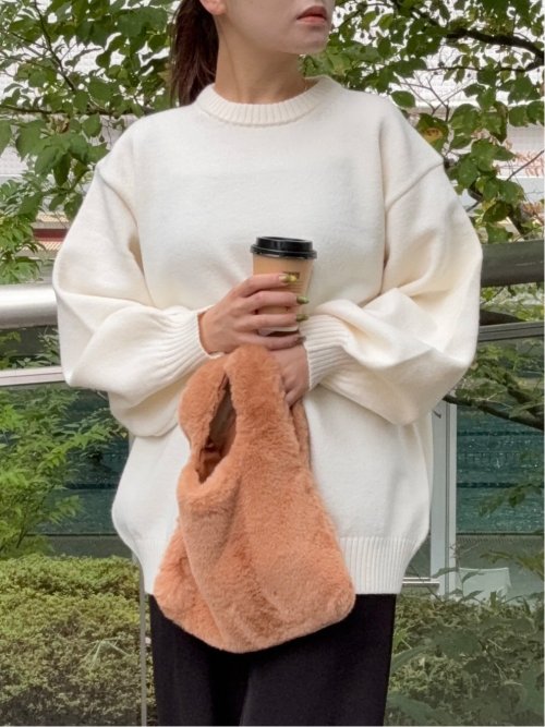 ドロー/DRAW ふわふわ マルシェバッグ