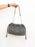 DRAWSTRING BAG MEDIUM 【nubuck】