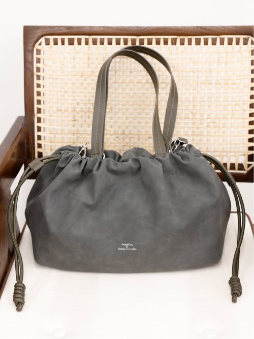 ドロー/DRAW 巾着 2WAYバッグ M