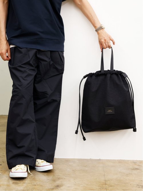 ドロー/DRAW 巾着 ショルダーバッグ A4対応 （ユニセックス）