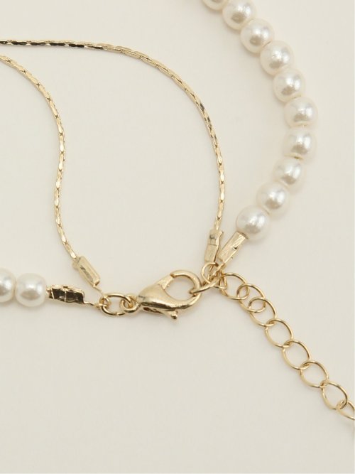 パールレイヤード ネックレス