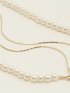 パールレイヤード ネックレス