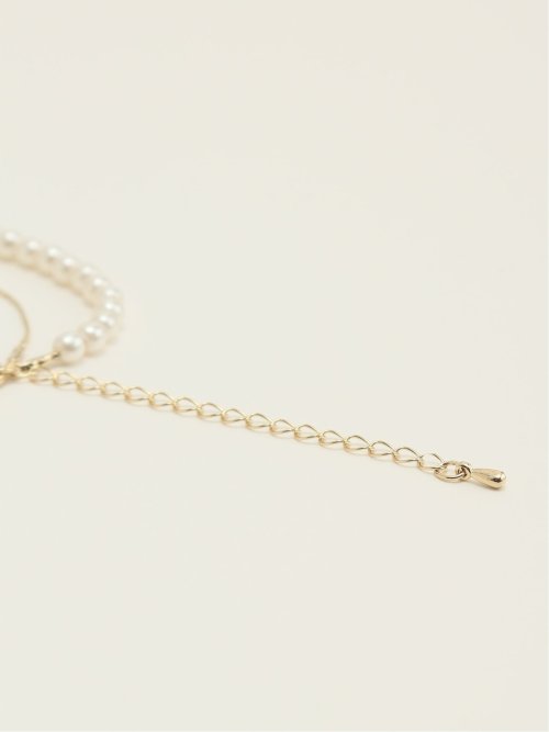 パールレイヤード ネックレス