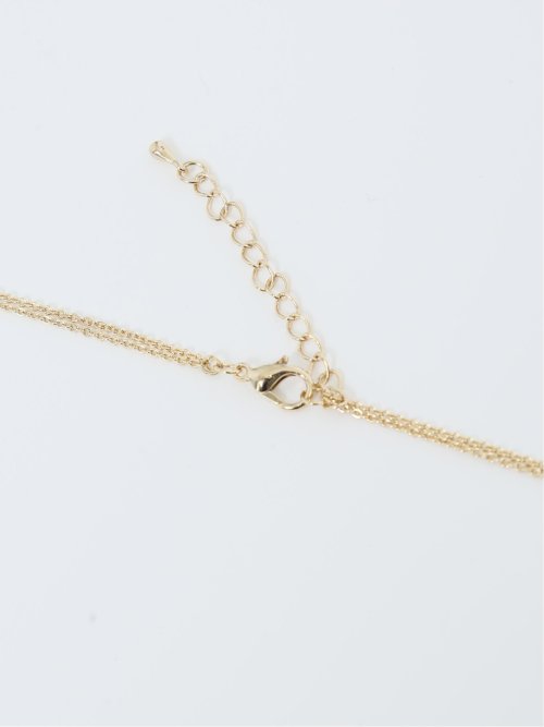 ペンダントトップ 2連ショートネックレス