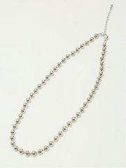 シルバーボール ショートネックレス