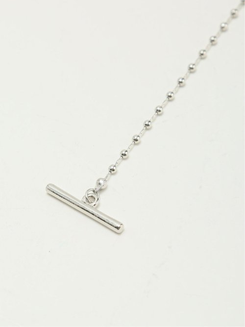 モチーフ付き ロングチェーン Y字ネックレス