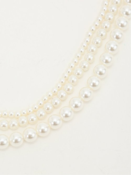 3連パールネックレス