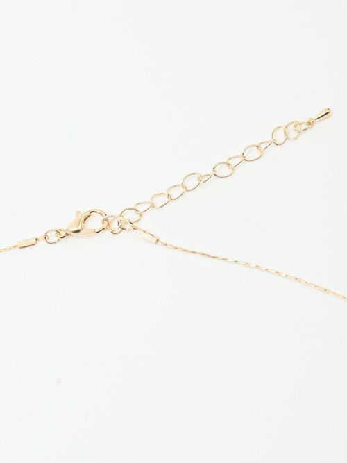 パール付リングトップ ロングネックレス