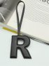 ビーガンレザー イニシャルチャーム 【R】大文字タイプ