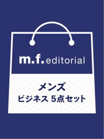 2023年 m.f.editorial ビジネス福袋（スリムフィット）(ドレスシャツ×3点 ネクタイ×2点)