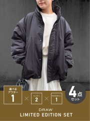 DRAW LIMITED EDITION SET【ビックシルエット 中綿ブルゾン入り】color：グレー
