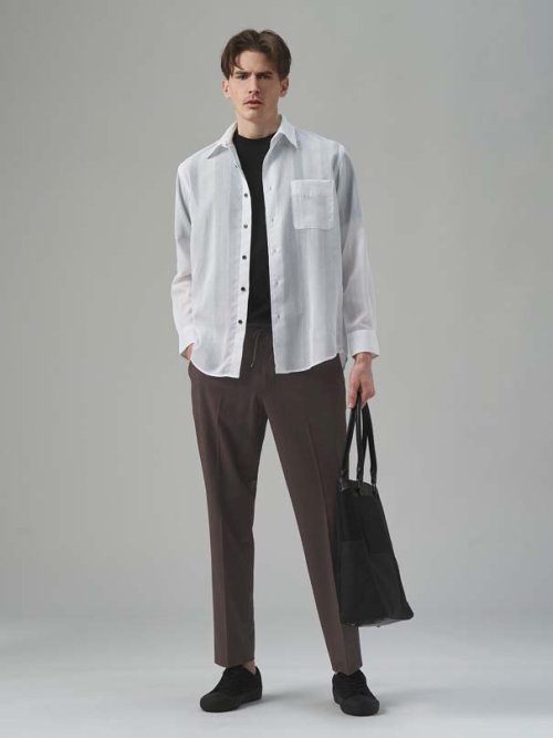 【極美品】UNIVERSAL PRODUCTS トラウザーパンツ ECRU Wide Trouser Beige